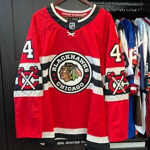 Seth Jones Chicago Blackhawks Fanatics 2025 NHL Winter Classic Premium Jersey